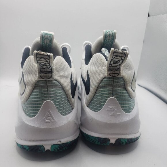Nike Zoom Freak 3 White Green Emerald Max Giannis Antetokounmpo KD Men's sz 10 - Picture 5 of 7